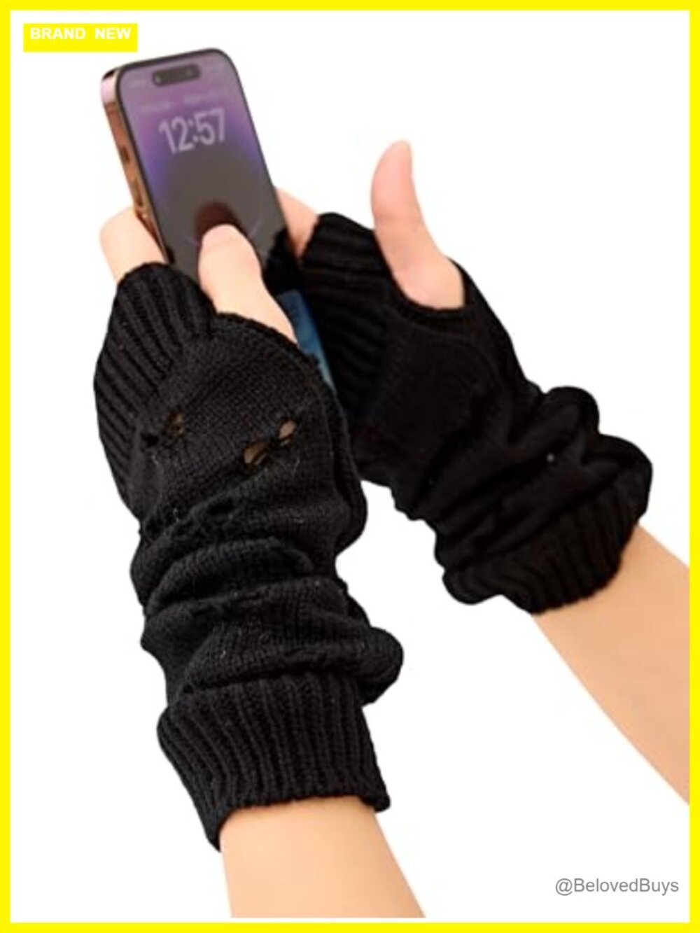 Fingerless Arm Warmers Faux Fur Faux Fur Goth Punk Emo Fairy Grunge Y2K